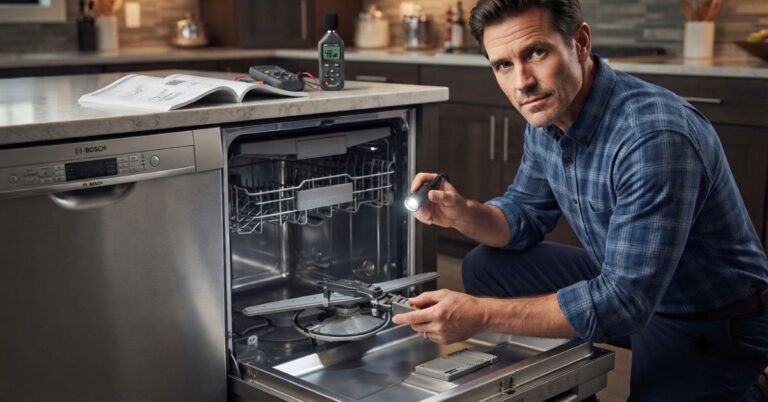 Bosch Dishwasher Is Noisy