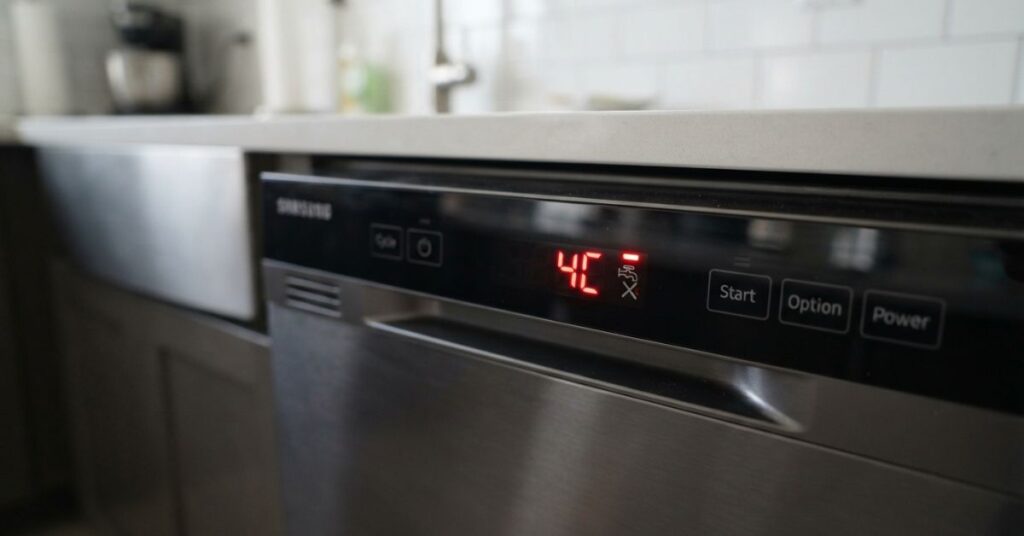 Samsung Dishwasher 4C / 4E Error Code