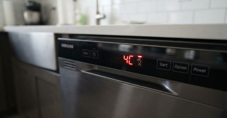 Samsung Dishwasher 4C / 4E Error Code