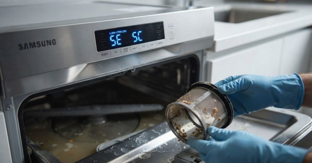 Samsung Dishwasher 5C/5E Error